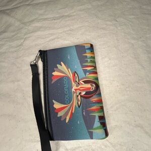 Colorful Women's Wristlet Clutch